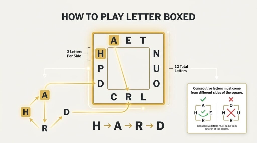 wordle letter boxed